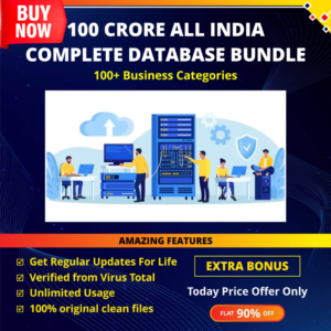 100 CRORE ALL INDIA DATABASE - UPDATED VERSION 2024